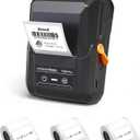 SUPVAN T50M Pro Bluetooth Label Maker Machine with 3 Tapes, Wide Waterproof Label, Versatile App with 30+ Fonts and 660+ Icons, Inkless Labeler for Home, Kitchen, School, Office Organization, Set 1