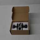 Kwikset Pismo Interior Privacy Door Knob with Lock, Door Handle for Bathroom and Bedroom, Matte Black Keyless Turn Lock Doorknob, with Microban Protection, Square Rose