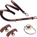 Purse Straps Replacement, Leather Handbag Crossbody Shoulder Strap Kit for Longchamp Mini Bags, Adjustable Length Range is 35 to 48 Inches