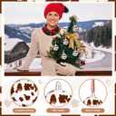 24 Pcs Christmas Cow Print Ball Ornaments 2.4 Inch Plastic Western Cow Ornaments Country Western Party Decorations Rustic Holiday Xmas Baubles for Home Xmas Tree Party Hanging Decoration