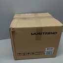 10 in 1 Record Player with External Speakers, 3 SpeedTurntable with AM/FM Radio, CD & Cassette Player, Bluetooth, USB/SD Playback, Remote Control, Black