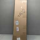 Frameless Shower Door Bottom Seal Shower Sweep with Drip Rail for 3/16 Inch Glass,36 Inch Long, Vinyl, Clear