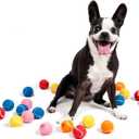 Midlee 1.5" Mini Dog Tennis Balls Bulk Set of 25 Assorted Colors