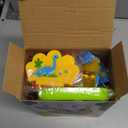 Marstone Toddler Toys 1 2 Year Old Boy Gifts: Dinosaur Slide with 4 Animal Cars Educational Baby Toys 12-18 Months, First 1st Birthday Gifts for Kids, Girls, Push Car Race Track for Toddlers 1-3