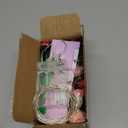 MARTINE MALL Flower Garland Rose Vines, 2 Strands 16.5Ft Flowers Vines for Bedroom with 16.5 Ft/50 LED String Lights, Hanging Flower Vines Floral Garland Decorations for Room Table Wedding Decor, 2 Packs