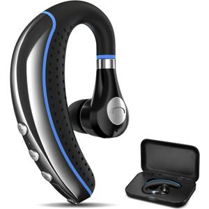Bluetooth Headset, Wireless Earpiece V5.0 Bluetooth Earpiece Ultralight Hands Free for Business/Office/Driving/Sporting