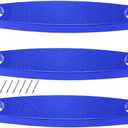 Maasechs 3 Pcs 18" Pool Ladder Steps Replacement Universal Swimming Pool Ladder Steps for Inground and Above Ground Heavy Duty Molded Plastic Stairs with 6 Pcs Stainless Steel Bolts (Blue)