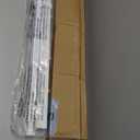 LazBlinds No Tools No Drill 1" Vinyl Mini Blinds, Cordless Blinds for Windows, Light Filtering Horizontal Window Blinds & Shades, 35" W x 36" H, White