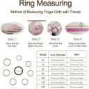 Smart Ring Ultra Narrow Heart Rate Monitor Comfortable Sleep Ring Health Fitness Tracker Pedometer Step Counter Calorie Waterproof Ladies Smart Rings for Women Men Anillo Inteligente #7