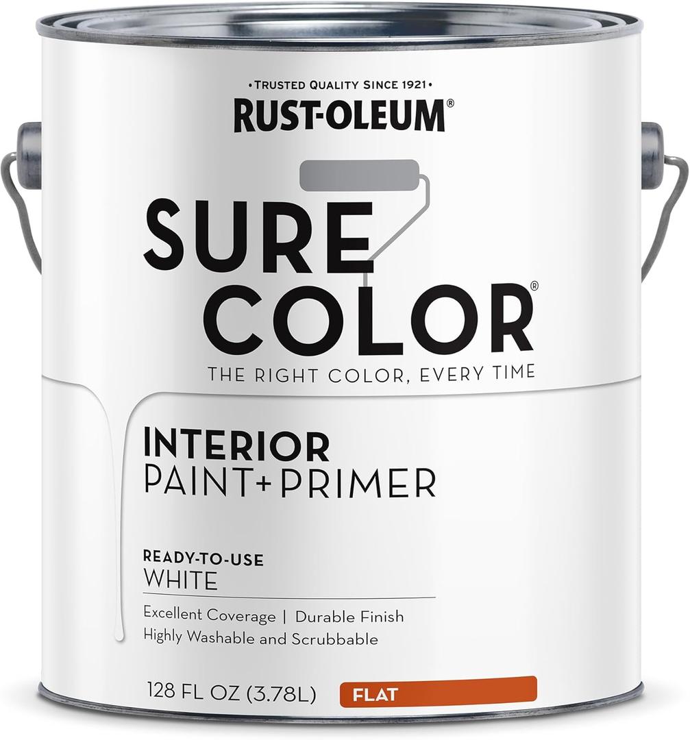 Rust-Oleum Paint Wall Flat White GA 380215
