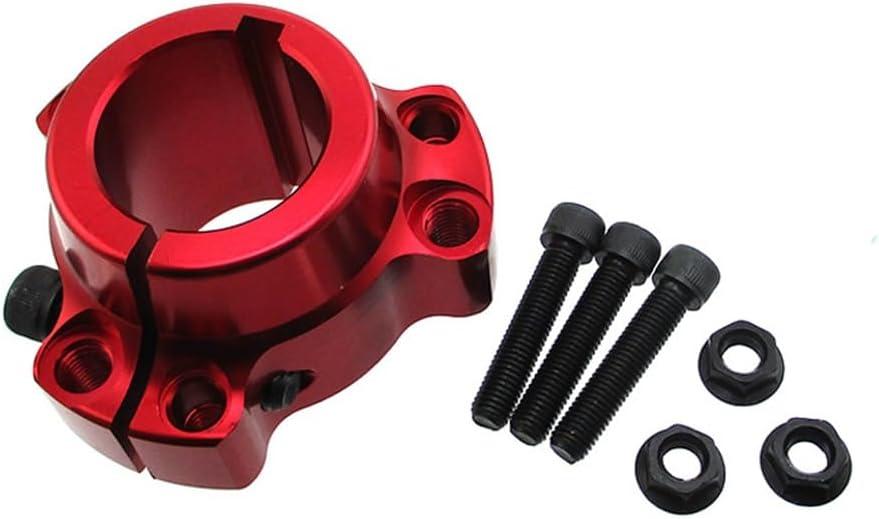 DJ-Motor 1-1/4" 32mm Bore Rear Wheel Hub 1/4" Bolts For Racing Drift Trike Go Kart Cart (Red)