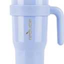 Reduce 24 oz Tumbler with Handle and Straw - Stainless Steel with Sip-It-Your-Way Lid - Keeps Drinks Cold up to 24 Hours - Sweat Proof, Dishwasher Safe, BPA Free - Glacier, Opaque Gloss