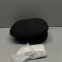 2PCS Car Pillow for Car Neck Pillow for Driving Seat Lumbar Support Soft Cushion with Extra Filling Accessories Back Support for Travel Nap and Trips Sleeping(Black, Head)