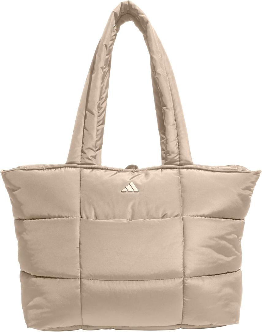 Adidas Unisex Quilted Tote Puffer Shoulder Bag