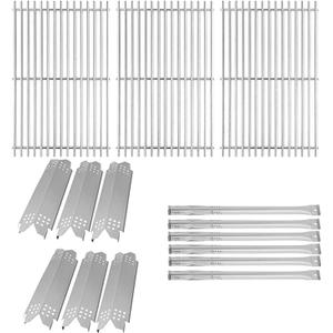 Grill Replacement Parts for Nexgrill 720-0896B 720-0896E 720-0896X 720-0896C Deluxe 6-Burner Gas Grills, Cooking Grate, Grill Heat Shield Tent and Burner kit for Nexgrill 6 Burner Grill Grill Replacement Parts for Nexgrill 720-0896B 720-0896E 720-0896X 720-0896C Deluxe 6-Burner Gas Grills, Cooking Grate, Grill Heat Shield Tent and Burner kit for Nexgrill 6 Burner Grill