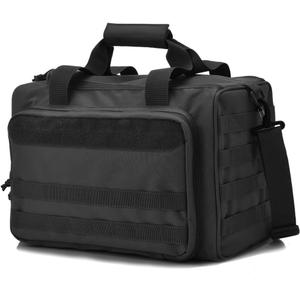 Tactical Gun Range Bag Deluxe Pistol Shooting Range Duffle Bags