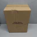 Industrial Semi Flush Mount Ceiling Light Brushed Nickel, 800 Lumen LED Bulb Included, Clear Glass Shade Ceiling Light Fixture, Farmhouse Light Fixture for Hallway Corridor Kitchen Bathroom Bedroom