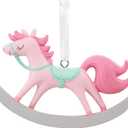 2 x Hallmark Santa and Presents Baby's First Christmas 2023 Picture Frame Christmas Ornament