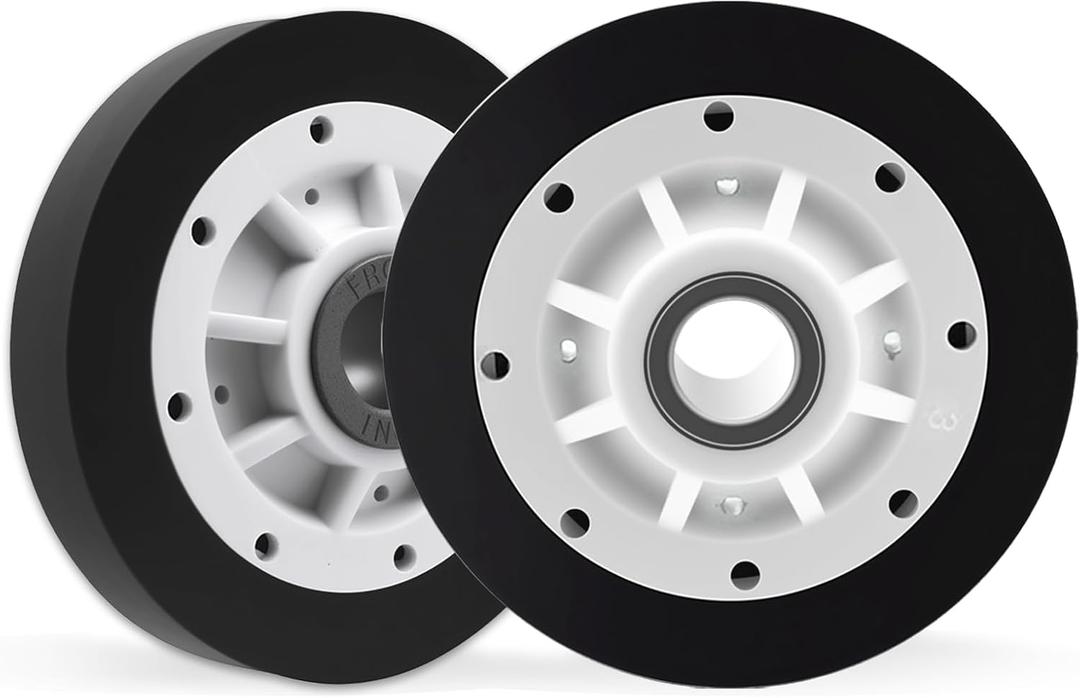 37001042 Dryer Drum Support Roller Kit Compatibe with Whirl-pool Dryers Replaces WP37001042 AP6008773 PS11741913 14218934 500214P - 2 Pack