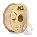 ELEGOO Rapid PLA Plus Filament 1.75mm Beige 1KG, PLA+ 3D Printer Filament for 600 mm/s High Speed Printing, Dimensional Accuracy +/- 0.02 mm, 1kg Cardboard Spool(2.2lbs)
