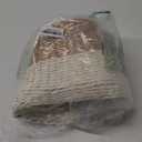 Household Essentials 2-Tone Woven Waste Basket, HandWoven Paper Rope Basket, Sturdy and Flexible, Great for the Bathroom, Office or Bedroom (Natural/Cream)