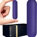 Mini Handheld Electric Back Massager Waterproof Quite Massager, Portable Massager for Back Neck Shoulder Body,Blue