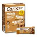 Quest Nutrition Mini Chocolate Chip Cookie Dough Protein Bars, 8g Protein, 1g Sugar, 2g Net Carbs, Gluten Free, 14 Count, Best by: 03/25/2025