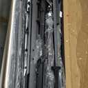 HOOBRO Floating Bed Frame King Size, Bed Frame with Charging Station and LED Lights, Industrial Style Metal Platform King Bed, Soundless, No Box Springs Needed, Black