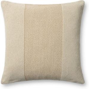 Loloi II Collection PLL0170 Ivory/Beige 22'' x 22'' Cover Only Pillow