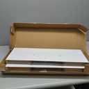 Ballucci Floating Shelves for Wall, 24" Wood Wall Shelf Set of 2, with Invisible Brackets for Bathroom, Living Room, Bedroom, Kitchen, Nursery, 8" Deep, White