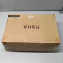 KSIIA Washable Dog Bed Anti-Slip Dog Crate Beds Deluxe Plush Kennel Pad Comfy Pet Sleeping Mat for Jumbo Dogs, 47" x 29", Black