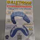 Braces Mouthguard, BulletProof: Worlds Thinnest & Strongest Sports Mouth Guard for Braces! Football Basketball Hockey Lacrosse Rugby BJJ MMA Boxing & Sleeping Mouthpiece. Adult Youth Kids Mouth Piece (Retro Blue Gray)