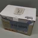 bella 2 Slice Toaster, 6 Setting Shade Control w Reheat, Cancel, Bagel & Defrost Buttons, Removable Crumb Tray, Anti Jam & Auto Shutoff, Auto Centering Guides & Cord Wrap, 900 Watt, Oatmilk