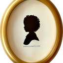 CUT ARTS 8x10 Gold Oval Frame
