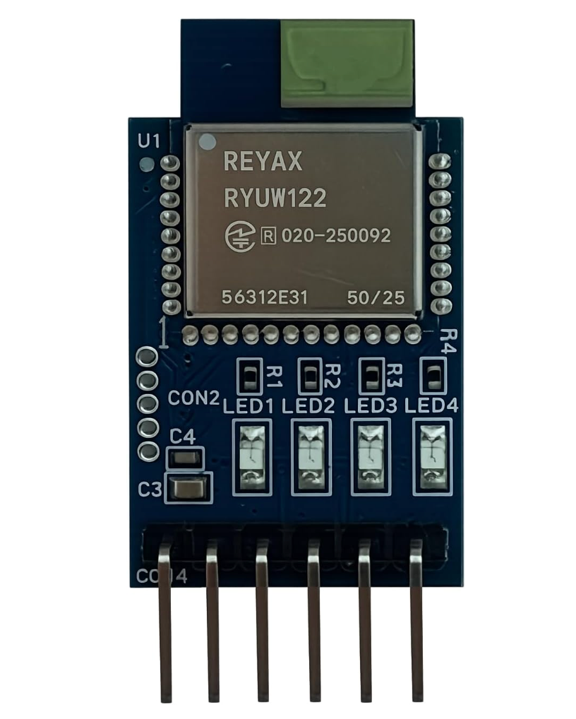 REYAX RYUW122_Lite UART Interface 6.5 GHz and 8 GHz UWB Antenna Transceiver Module Lite Evaluation Board Distance Measurement 2D / 3D Positioning.