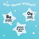 Three Wishes Grain-Free & Protein Cereal - Healthy, Sugar-Free & Gluten-Free Breakfast Cereal - Low Carb, Plant-Based, Vegan & Non-GMO - Unsweetened, 6-Pack