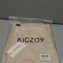 KICZOY Womens Dress Pants Stretchy Business Casual Work Pants Straight Leg Slacks for Office, Apricot, Size 10US