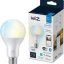 WiZ 100W Eq. (14.5W) A21 Tunable White LED Smart Bulb - Pack of 1 - E26- Indoor - Connects to Your Existing Wi-Fi - Control with Voice or App + Activate with Motion - Matter Compatible