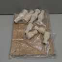 MAONAME Decorative Wooden Display Riser, Farmhouse Wood Pedestal Stand for Display, Rustic Wash White Tray Riser for Kitchen, Home Table Decor, Short and Tall Footed