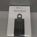 Populife Smart Fingerprint Lock Box for Keys with Code, Wireless Remote Access Key Lock Box for Outside, Digital Key Lockbox for Realtor Airbnb, Work Offline