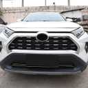 Front Grille Stripe Cover Compatible With Toyota RAV4 2025 2024 2023 2022-2019 Front Bumper Grille Strip Frame Trim Car Accessories 2PCS(Glossy Chrome Style) Not For Adventure