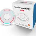 ZigBee Gateway and Bluetooth Hub, Only for Tuya Protocol Product, Dual Mode ZigBee Gateway, Wireless Smart Home Bridge Support Tuya Devices Remote Control, Gateway Hub Support Voice Control via Alexa