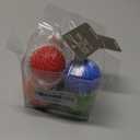 Dog Toy Balls, 4 PCS Rubber Ball Set, Chew Resistant, High Bounce, Textured Design for Teeth Cleaning, Dog Training, Small Breeds, 2in/5cm Diameter (Four colors)