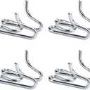 Dog Collar Extra Links Designed for Training Collars (4 Pack) Steel Chrome Plated Dog Training Collar Links (2.25mm, Silver)