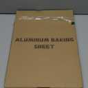 Commercial Quality Baking Sheet Pan Set, Natural Aluminum Cookie Sheet, Umite Chef Warp Resistant Baker's Half Sheet Pan, Large Thick Cookie Tray Pans for Baking, Roasting(2 Pack, 18X13In)