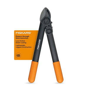 Fiskars 15-Inch PowerGear Loppers, Sharp Steel Blade Bush and Tree Trimmer, Cuts up to 1.25-Inch Diameter Branches, Rust Resistant and Lightweight Pruner, Yard Tools for Gardening