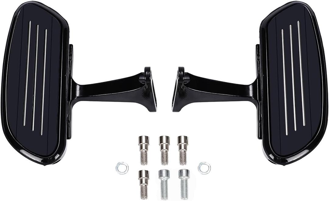 Passenger StreamLiner Footboard Mount Kit for Harley Touring Models Road King FLHR Road Glide FLTRX Street Glide FLHX Electra Glide FLHT 1993-later' (Gloss Black)