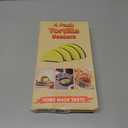 4 Pack Tortilla Sealers, 4-In-1 10"+8"+6"+4" Flour Tortilla Crimper, Quesadilla Maker, Tortilla Press - Make Tacos, Crumpet, Calzones, Burritos - Environmentally Friendly Biodegradable Material (Yellow and black)