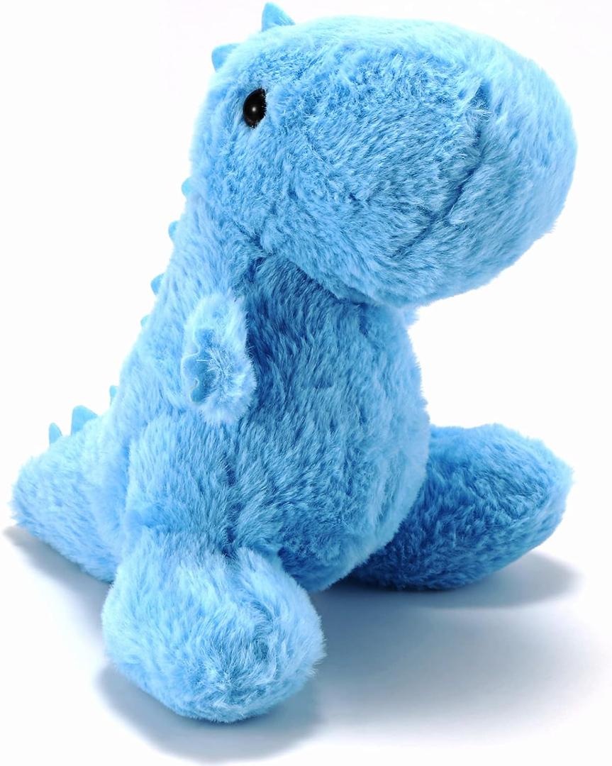 Blue Dinosaur Stuffed Animal for Boys, 9" Cute Soft Dinosaur Plush Toy for Baby Shower, Trex Toy for Toddlers, Girls, Kids, Xmas Birthday Gifts for 3 4 5 6 7