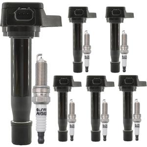 UF603 Ignition Coil Pack 30520R70A01 and Iridium Spark Plugs 93790 Set of 6 Fit for Honda Odyssey 2008-2017 Accord 2008-2012 Accord Crosstour 2010-2011,Acura TL 2009-2014 TSX 2010-2014 RL 2009-2012 V6 UF603 Ignition Coil Pack 30520R70A01 and Iridium Spark Plugs 93790 Set of 6 Fit for Honda Odyssey 2008-2017 Accord 2008-2012 Accord Crosstour 2010-2011,Acura TL 2009-2014 TSX 2010-2014 RL 2009-2012 V6